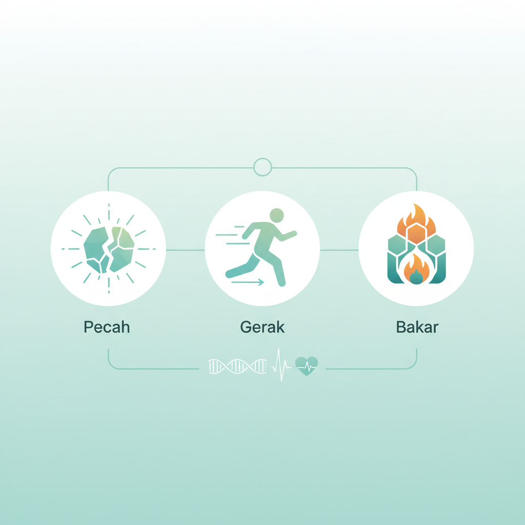 3 Proses Wajib Untuk Kurus: Pecah, Gerak & Bakar
